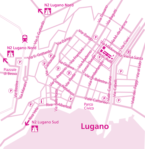 Lugano Map